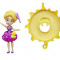 Figurina Hasbro Disney Princess Mini Figure Little Kingdom Floating Cutie Rapunzel