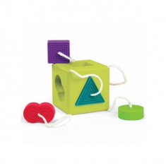 Sortator De Forme Pentru Bebelusi Oombeecube Fat Brain Toys foto