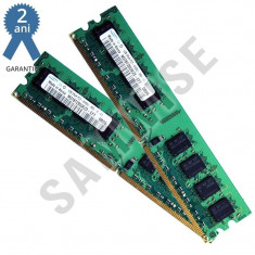 KIT Memorie 2 x 1GB Samsung DDR2 667MHz PC-2 5300 foto