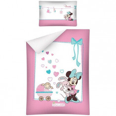 Lenjerie De Pat Minnie Mouse 100X135 Cm Stc15a foto