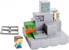 Set Jucarii Minecraft Mini Figure Environment Set Waterfall Wonder foto