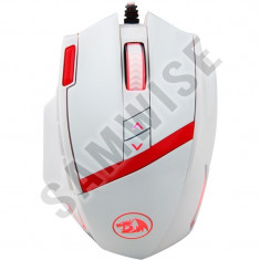 Mouse Gaming Redragon Mammoth White, Laser, 16400 DPI, 12000 FPS, 10 butoane foto