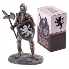 Statueta Cavaler medieval negru foto