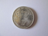 Belgia 20 Francs/Franci 1935 Argint, Europa