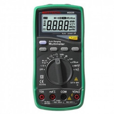 Multimetru digital profesional Mastech MS 8209, baterie 9 V, cordoane incluse foto