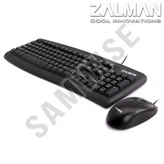 Kit tastatura + mouse Zalman ZM-K380 Combo Black foto
