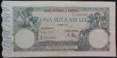 Bancnota 100000 lei - ROMANIA, anul 1946 - Decembie stare buna * cod 642 foto