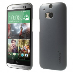 Carcasa protectie spate din plastic pentru HTC One M8 - gri foto