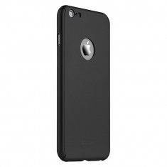 Husa protectie completa IPAKY pentru iPhone 6 Plus / 6S Plus 5.5 inch, neagra foto