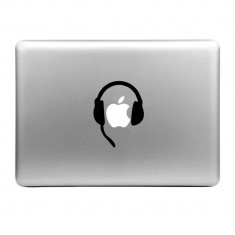 Sticker autocolant pentru Macbook - model casca foto