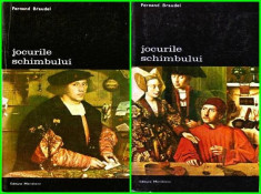 Jocurile schimbului vol.I-II - Autor(i): Fernand Braudel foto