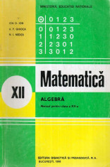 Matematica - Algebra - Manual pentru clasa a XII-a - Autor(i): Ion foto