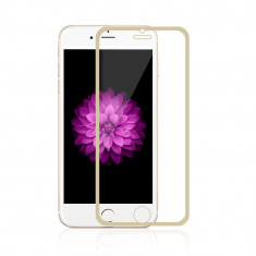 Sticla securizata 0.3mm protectie ecran cu rama pentru iPhone 6s / 6 4.7 inch, gold foto