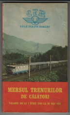 Mersul trenurilor 1 iunie 1980 - 30 mai 1981 foto