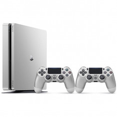 Consola Sony Playstation 4 Slim 500Gb + Dualshock 4 V2 Controller Silver foto