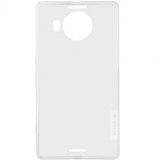 Carcasa protectie spate 0.6mm din gel TPU pentru Microsoft Lumia 950 XL - alba foto