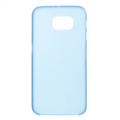 Carcasa protectie spate din plastic 0.3mm pentru Samsung Galaxy S6 - albastra foto