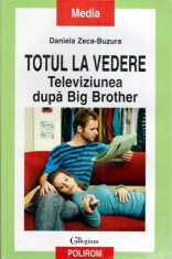 Totul la vedere - Televiziunea dupa Big Brother - Autor(i): Daniela Zeca foto