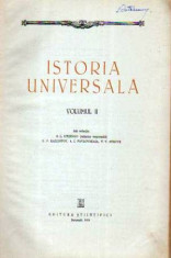 Istoria Universala vol.II - Autor(i): colectiv foto