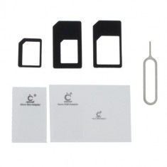 Set 4 in 1 adaptoare pentru cartele sim foto