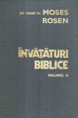 Invataturi biblice vol. III - Autor(i): Moses Rosen foto