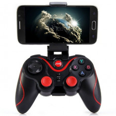 Gamepad pe bluetooth pentru Android cu suport telefon foto