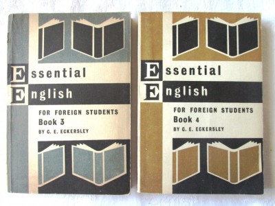 ESSENTIAL ENGLISH for Foreign Students, Book 3 + 4 , C. E. Eckersley, 1967 foto