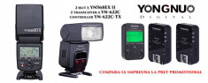 Kit YONGNUO compatibil Canon 2 x YN568EX II, 2 x YN-622C si YN-622C-TX foto