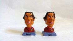 Lot 2 figurine fotbalisti (fotbal) bust Totti (dublura), 4cm, plastic, G.P. foto