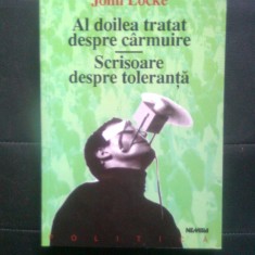 John Locke Al Doilea Tratat Despre Carmuire Scrisoare Despre Toleranta 1999 Arhiva Okazii Ro