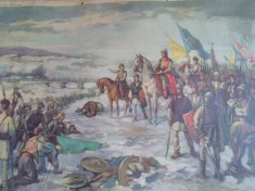 Stefan cel Mare dupa LUPTA DE LA VASLUI ,Podul Inalt- afis istoric din 1959 foto