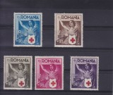 ROMANIA 1941 LP 145 CRUCEA ROSIE A ROMANIEI SERIE MNH