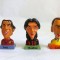 Lot 3 figurine fotbalisti Italia (fotbal) bust Totti, Maldini, Corini, 4cm, G.P.