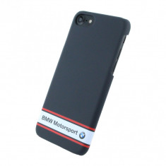 Husa BMW Endurance Rubber Finish Apple iPhone 7 Navy Blue foto