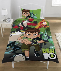 Set De Pat Ben 10 Single Panel Duvet foto