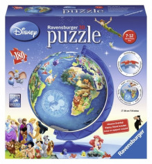 Puzzle Globul Disney 180 piese Ravensburger foto