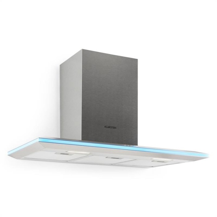 KLARSTEIN VIOLETTA BIANCO, hota de aburi, 90 cm, montare pe perete, 541 m? / h, LED-uri KLARSTEIN VIOLETTA BIANCO, hota de aburi, 90 cm, montare pe perete, 541 m? / h, LED-uri
