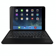 Husa cu tastatura iluminata ZAGG Folio Wireless Bluetooth pentru Apple iPad Air 2, Black foto