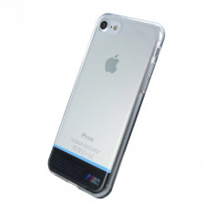 Husa BMW Silver Stripe Silicone Apple iPhone 7 Clear foto