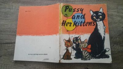Pussy and her kittens/ manual de limba engleza editat in Rusia foto
