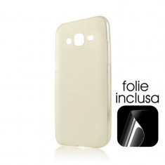 Husa Protectie Spate Lemontti Silicon Alb (folie inclusa) pentru Samsung Galaxy J5 foto