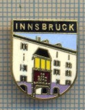 1143 INSIGNA SPORTIVA -INNSBRUCK -CELEBRU CENTRU AL SPORTURILOR DE IARNA AUSTRIA