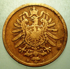 2.459 GERMANIA 2 PFENNIG 1876 C foto