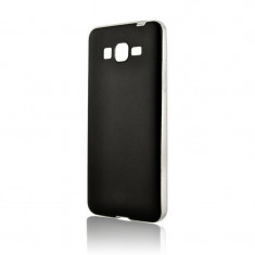 Husa Protectie Spate Lemontti Silicon Hybrid Negru (ultraslim) pentru Samsung Galaxy Grand Prime G530 foto