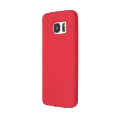 Husa Protectie Spate Just Must Silicon Sand Red pentru Samsung Galaxy S7 G930 foto