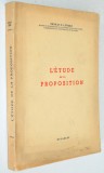 L&#039;etude de la proposition - Nicolas N. Catargi - interbelica