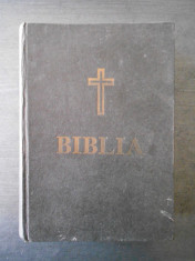 BIBLIA SAU SFANTA SCRIPTURA tiparita sub indrumarea preafericitului Iustin 1982 foto