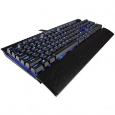 Tastatura gaming mecanica Corsair K70 LUX Blue LED Cherry MX Red Layout US Black foto