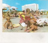 Bnk cp Mamaia - Plaja si Hotel Sirena - necirculata, Printata, Constanta