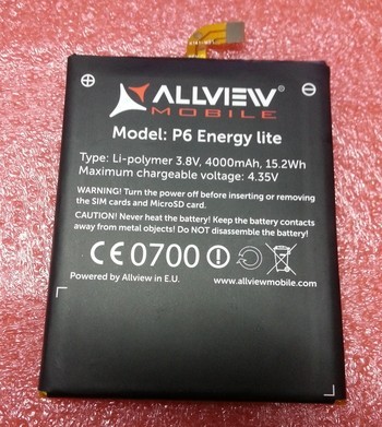 Acumulator Allview P6 Energy Lite original nou, Li-ion | Okazii.ro